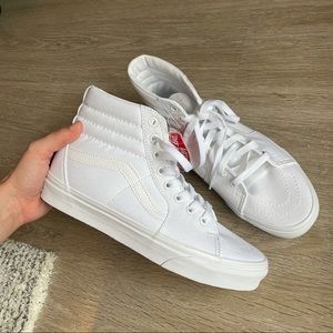 ❤️SOLD NWT White Hightop Vans